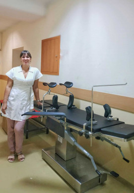 Вітаємо лікарню Дніпропетровської області з придбанням операційного столу